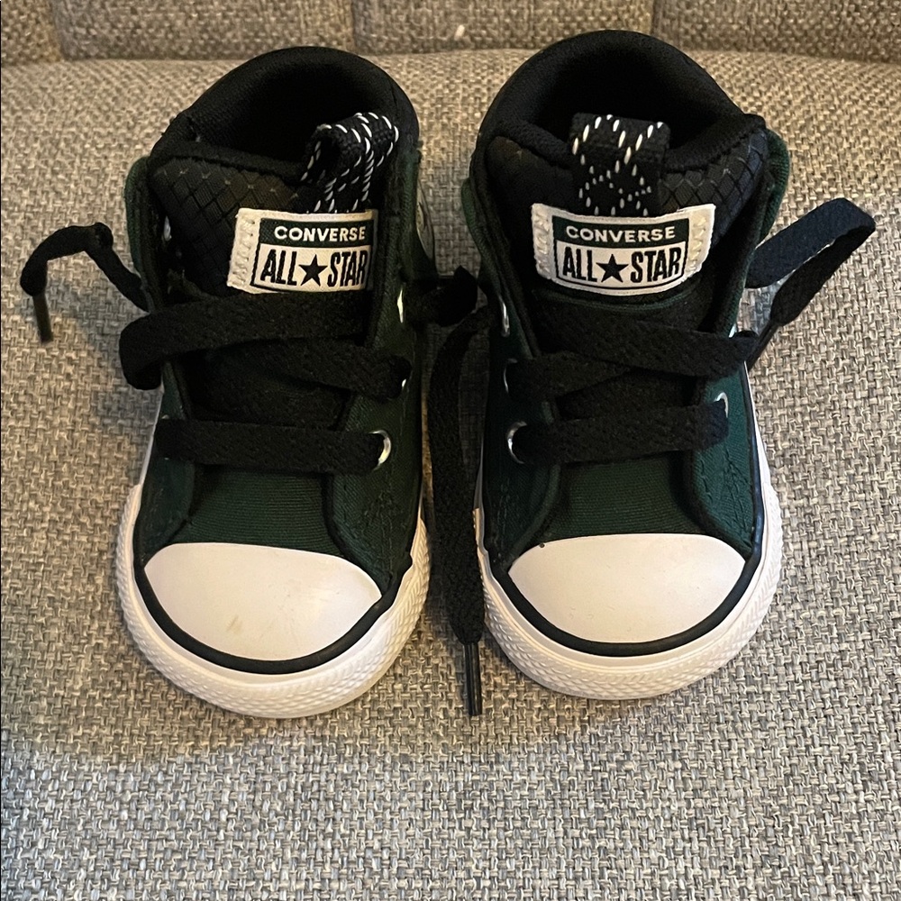 Converse Kids Sneakers - Green and Black